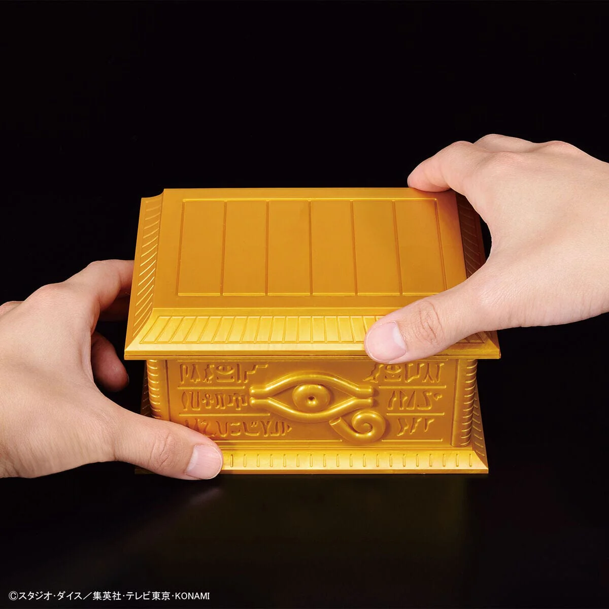 Yu-Gi-Oh! Duel Monsters UltimaGear Millennium Puzzle Gold Sarcophagus Storage Box Model Kit - Image 6