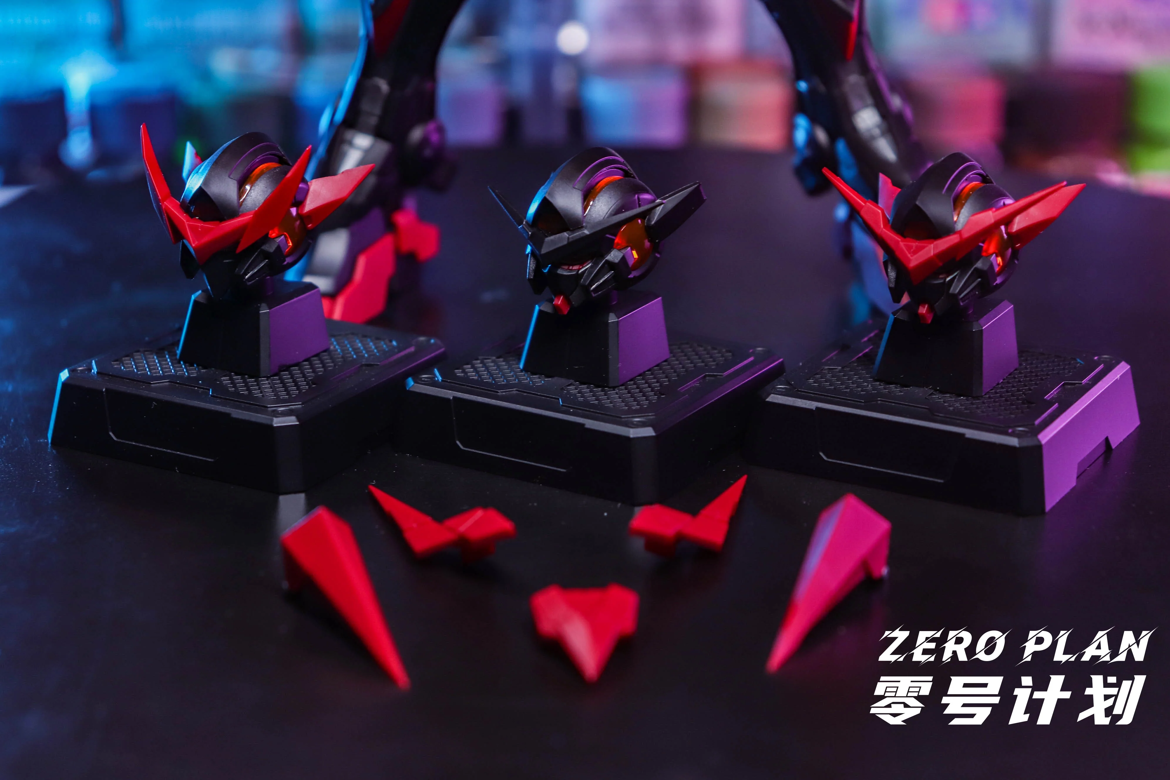 ZeroPlan x 1/100 MG Exia Dark Matter Head Sculpt - Image 2