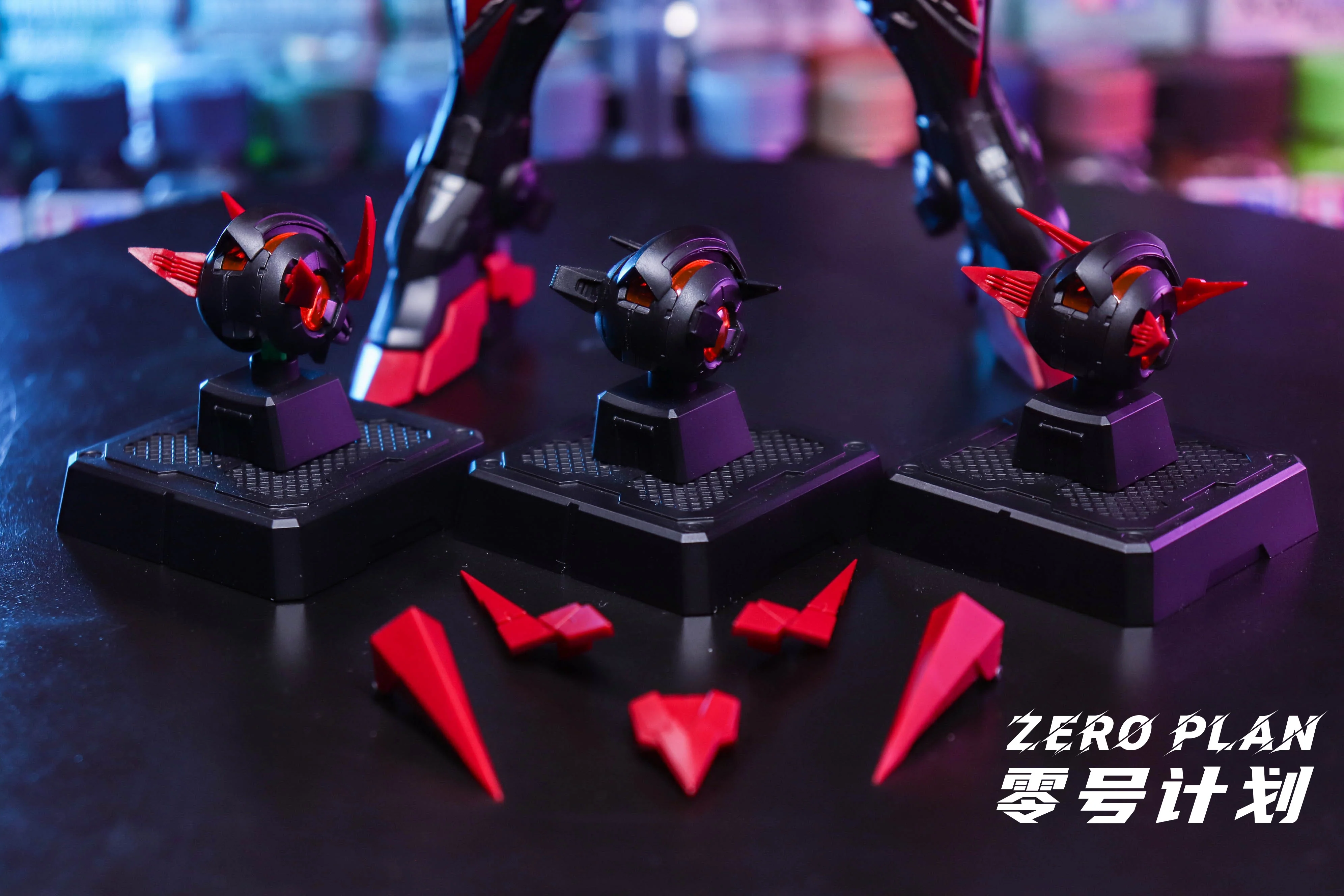 ZeroPlan x 1/100 MG Exia Dark Matter Head Sculpt - Image 3