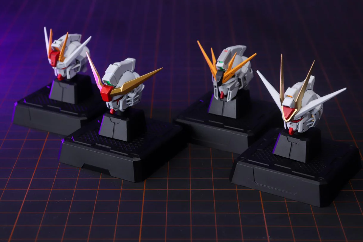ZeroPlan x 1/100 MG Head Sculpt Model Kit (Set of 4) - Image 2