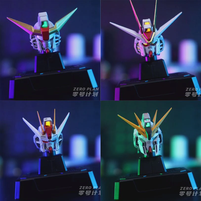 ZeroPlan x 1/100 MG Head Sculpt Model Kit (Set of 4) - Image 3