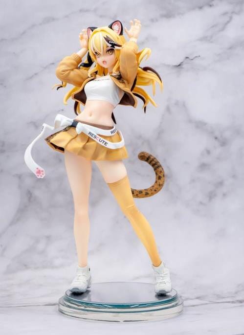Zetsumetsu Kigu-dan RESCUTE No.15 Shi Hu Leopard Cat 1/7 Scale Figure - Image 4