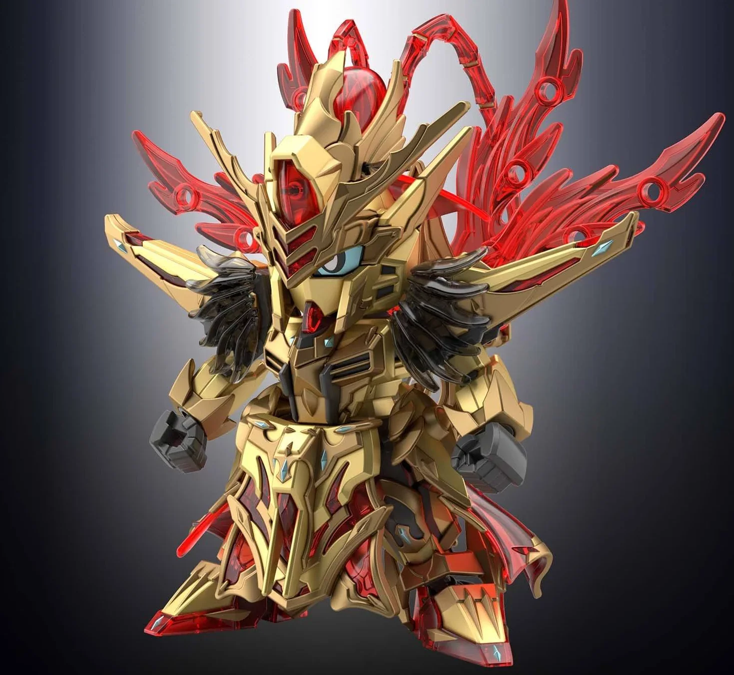 SD Gundam World Sangoku Soketsuden #23 Zhou Yu Akatsuki Model Kit - Image 3