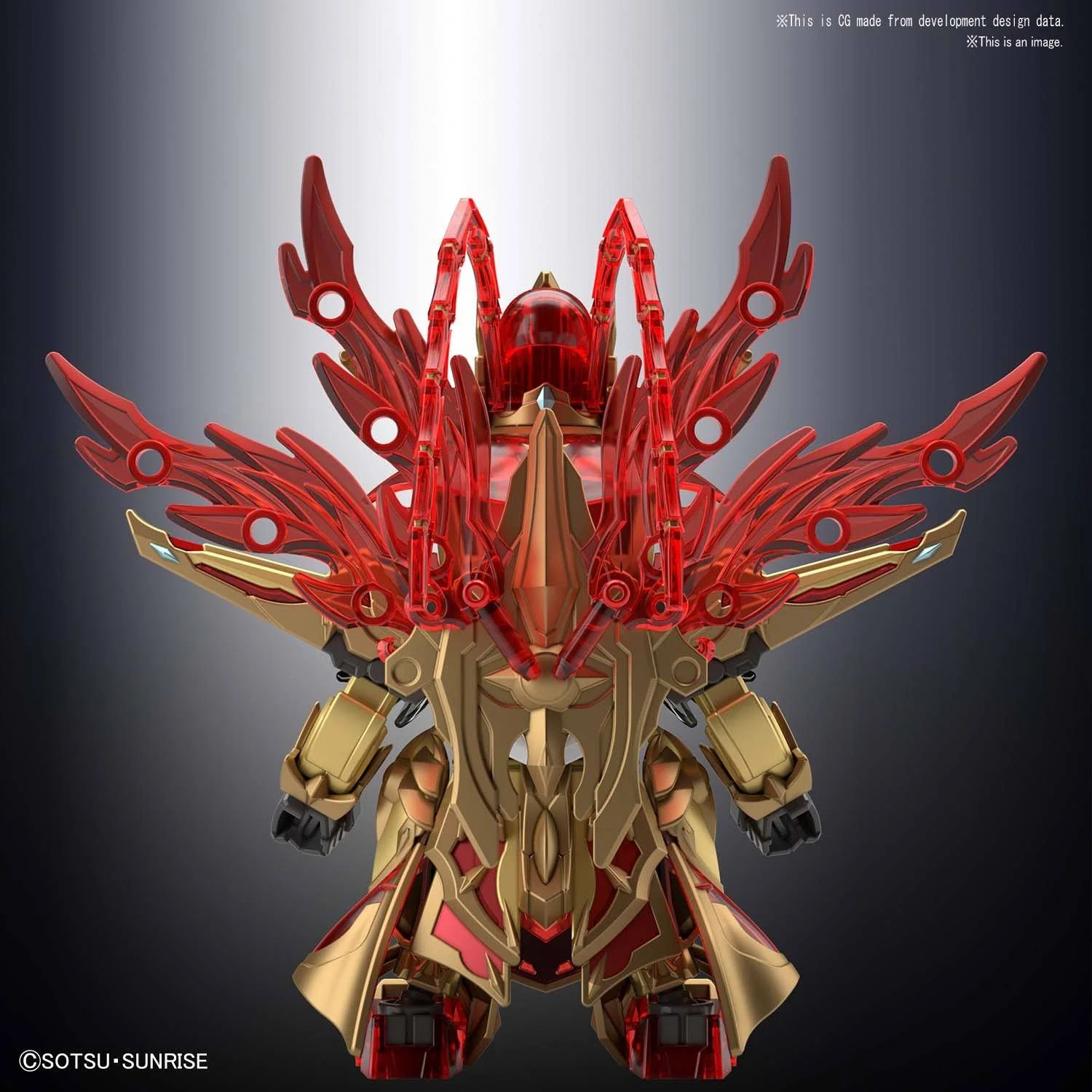 SD Gundam World Sangoku Soketsuden #23 Zhou Yu Akatsuki Model Kit - Image 7