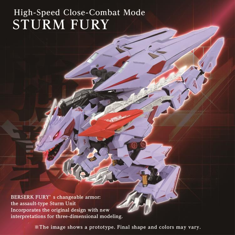 Zoids Adamas Machina AM-Z01CP Berserk Fury Sturm & Jagd Unit Model Kit Accessory Set - Image 4
