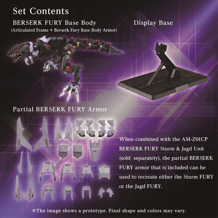 Zoids Adamas Machina AM-Z01EX Berserk Fury (Elementary Body) Model Kit - Image 6