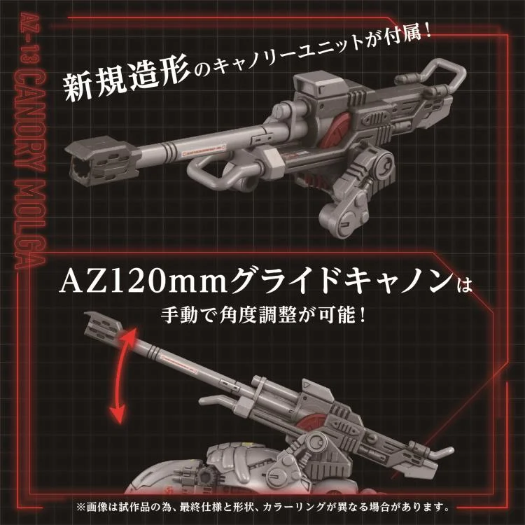 Zoids Advanced Zi AZ-13 Canory Molga 1/72 Scale Model Kit - Image 5