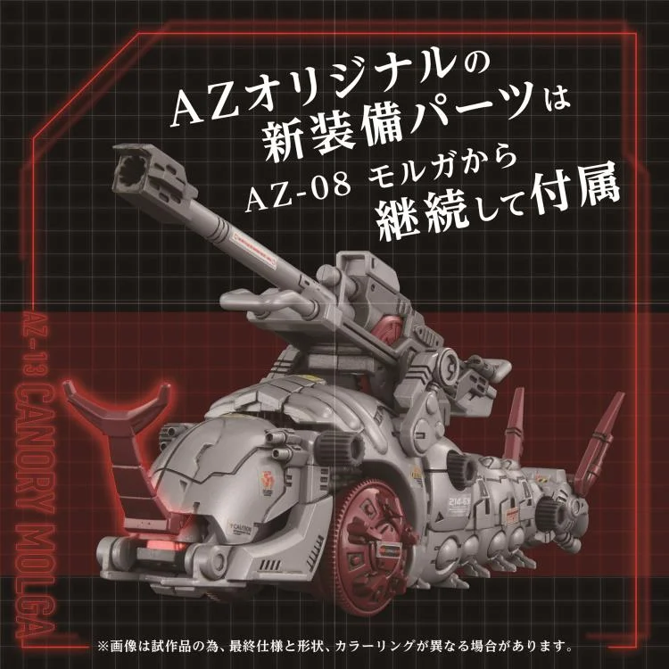 Zoids Advanced Zi AZ-13 Canory Molga 1/72 Scale Model Kit - Image 8