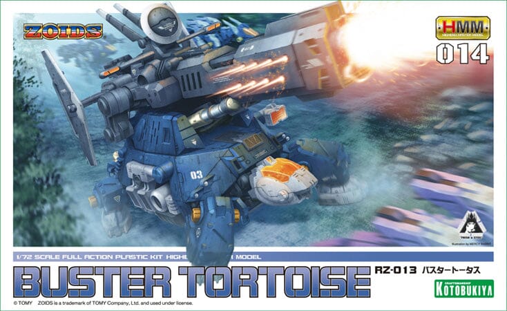 Zoids Highend Master Model RZ-013 Buster Tortoise 1/72 Scale Model Kit - Image 2