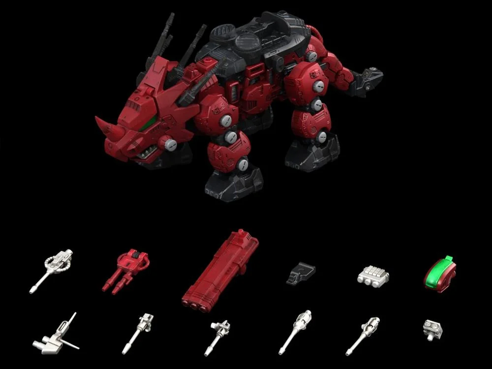 Zoids Realize Model RMZ-014 Red Horn Styracosaurus Type 1/100 Scale Model Kit - Image 23
