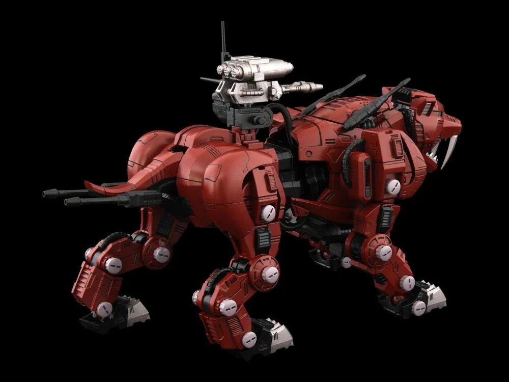 Zoids Realize Model RMZ-015 Saber Tiger Raven Special Tiger Type 1/100 Scale Model Kit - Image 24